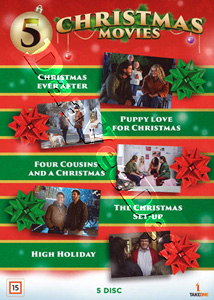 5 Christmas Movies | Christmas Ever After / A Puppy for Christmas / Four Cousins & a Christmas / The Christmas Setup / High Holiday  |   DVD
